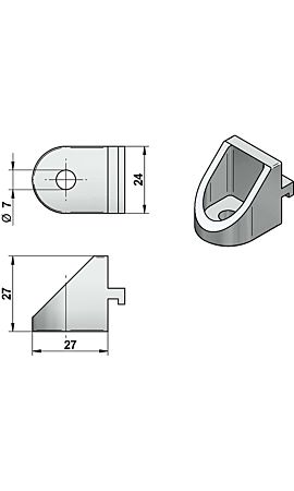 Klemmwinkel SX135