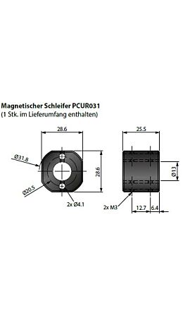 PCUR031 = Magnetischer Schleifer PCUR031
