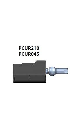 Schlittenmagnet mit Axialgelenk PCUR210