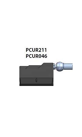 Schlittenmagnet mit Axialgelenk PCUR211