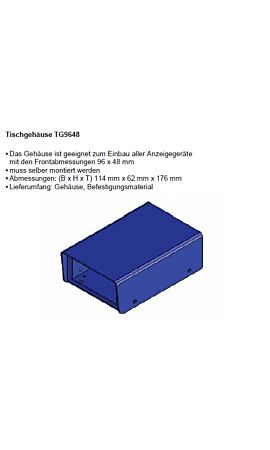 TG9648 Tischgehäuse für WAY Serie