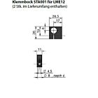 STA001 = 1 Klemmbock für LME12